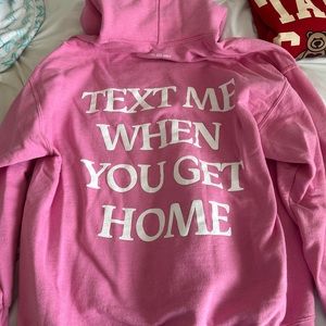 Lonely ghost TMWYGH oringinal pink hoodie